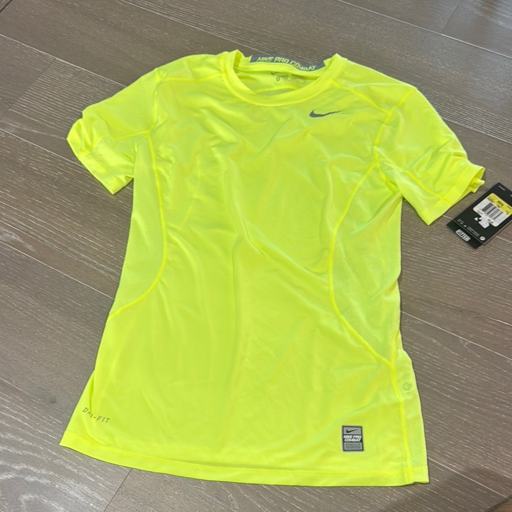 Nike Neon Yellow Dri-FIT Tee